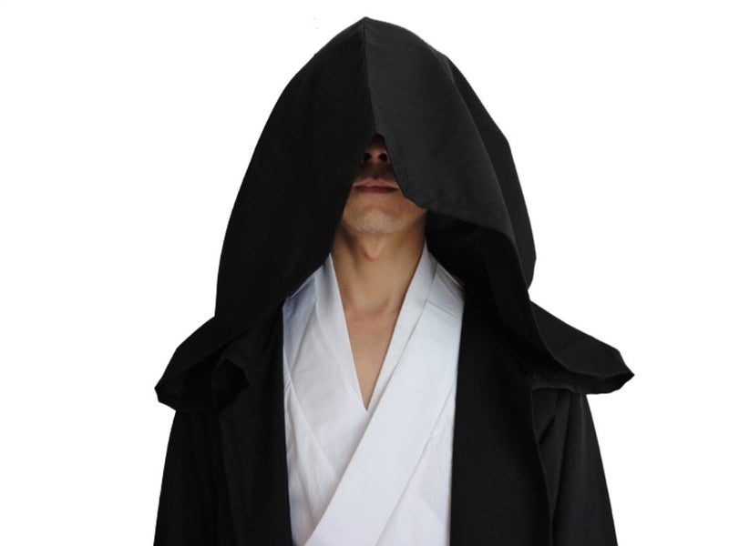 GOLDSTITCH Men Hooded Robe Cloak Knight Fancy Cool Cosplay Costume - Image 2